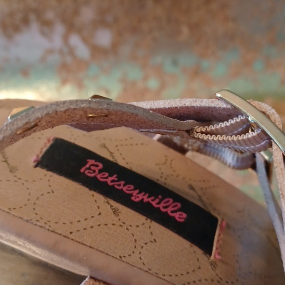 BETSEYVILLE STUDDED "NAVEAH" GLADIATOR SANDAL - Picture 3 of 14